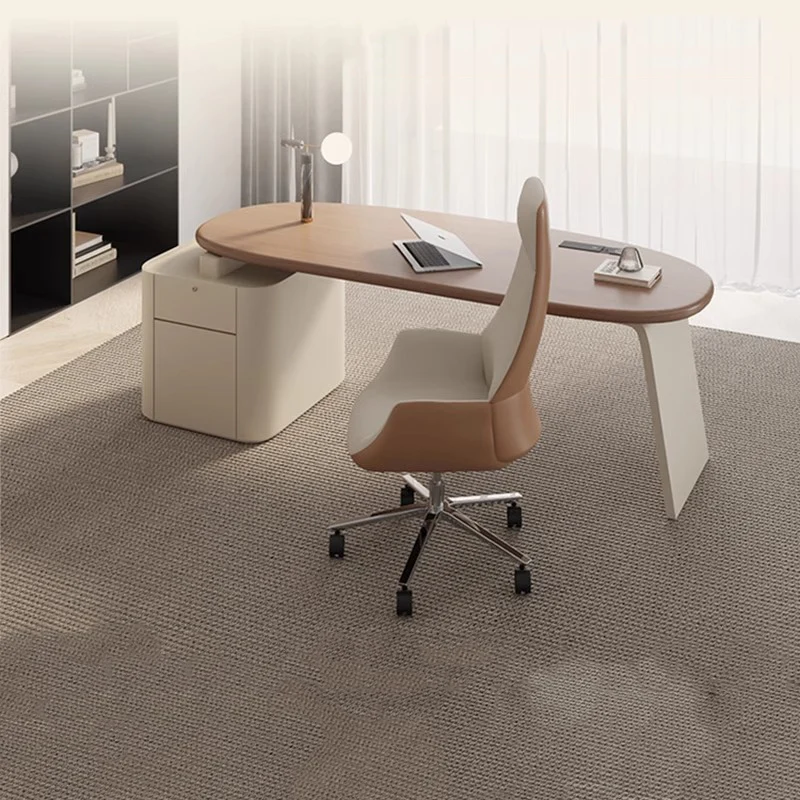 Desk Setup L Shaped - 침실 노트북 테이블 파일 캐비닛 서랍