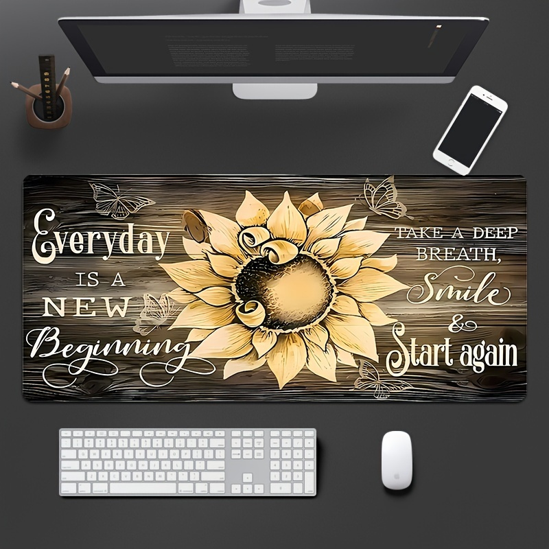 Desk Setup Inspiration - 해바라기 마우스 패드 영감을 주는 책상