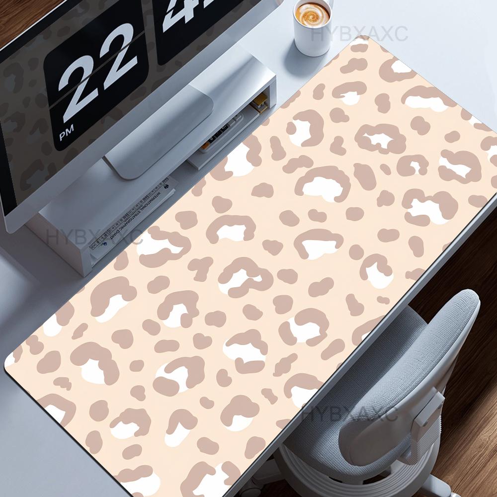 Desk Setup Beige - XXL 컴퓨터 키보드 및 마우스 패드