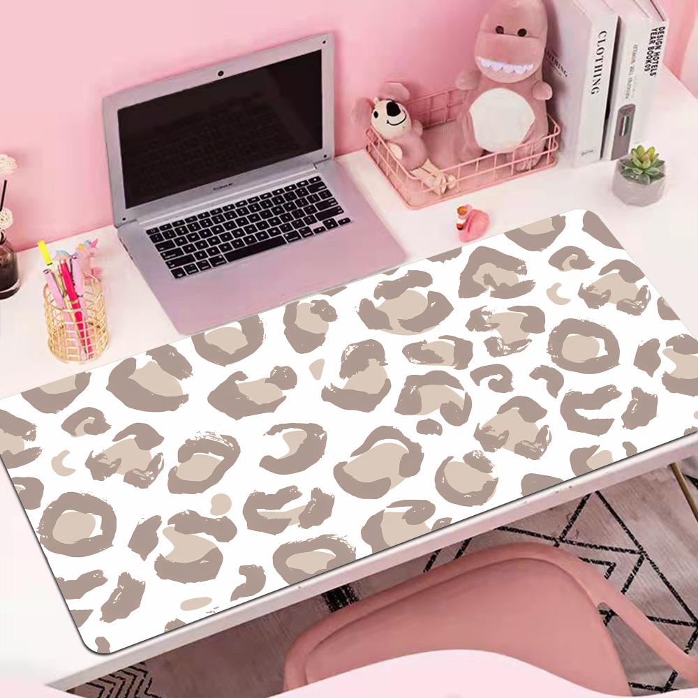 Desk Setup Beige - XL/XXL 컴퓨터 키보드 및 마우스 패드