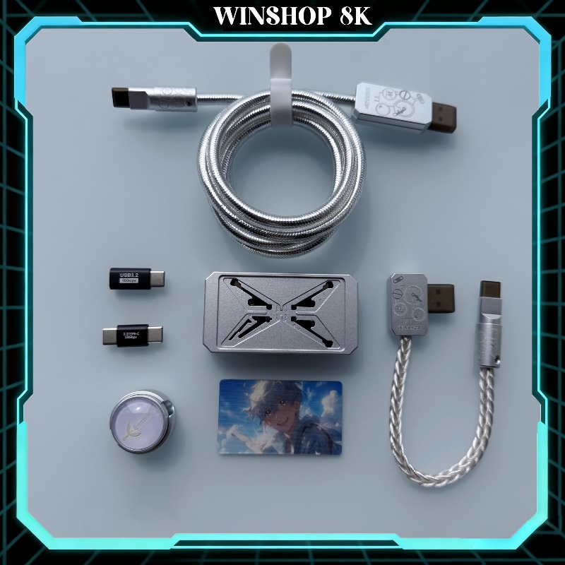 Desk Setup Aesthetic - WINSHOP Esports HUB 듀얼 인/아웃 USB