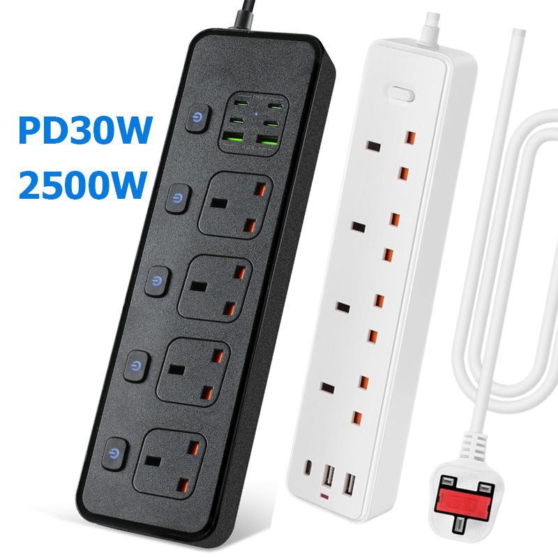 멀티탭 UK MY SG 과부하 보호 익스텐션 케이블,  - Power Strip Flat 리뷰 및 가격