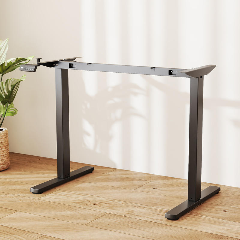 전동 스탠딩 데스크 프레임, 높이 조절 가능 27.5- - Desk Setup Black And Wood 리뷰 및 가격