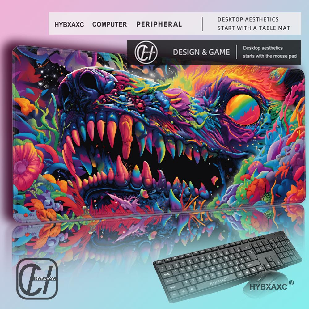 HYBXAXC 사이키델릭 몬스터 데스크 매트 트리피 해 - Desk Setup Art 리뷰 및 가격