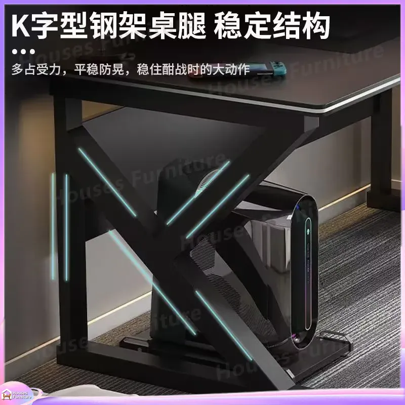 카페 메탈 게이밍 데스크 블랙 MDF 컴퓨터 테이블(P - Desk Setup L Shaped 리뷰 및 가격
