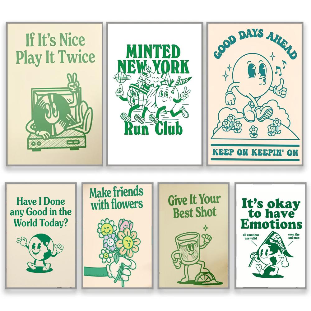 녹색의 영감을 주는 레트로 책상 장식 액세서리 아름다운 - Desk Setup Inspiration 리뷰 및 가격