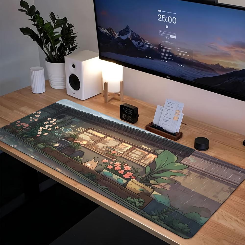 코지 애니메이션 스트리트 확장형 게이밍 마우스 패드,  - Desk Setup Gaming Pc 리뷰 및 가격