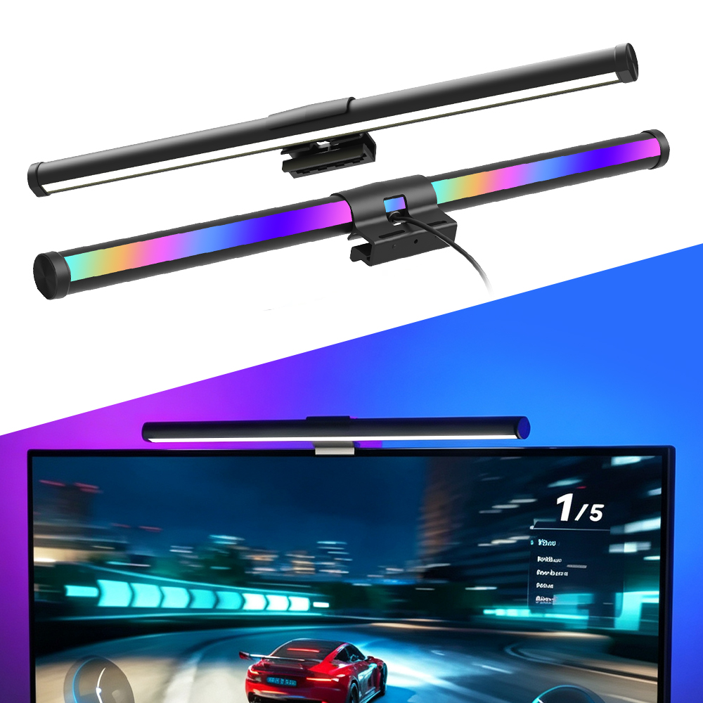 RGB 모니터 라이트 바 설정, 밝기 조절 가능한 LE - Desk Setup Art 리뷰 및 가격
