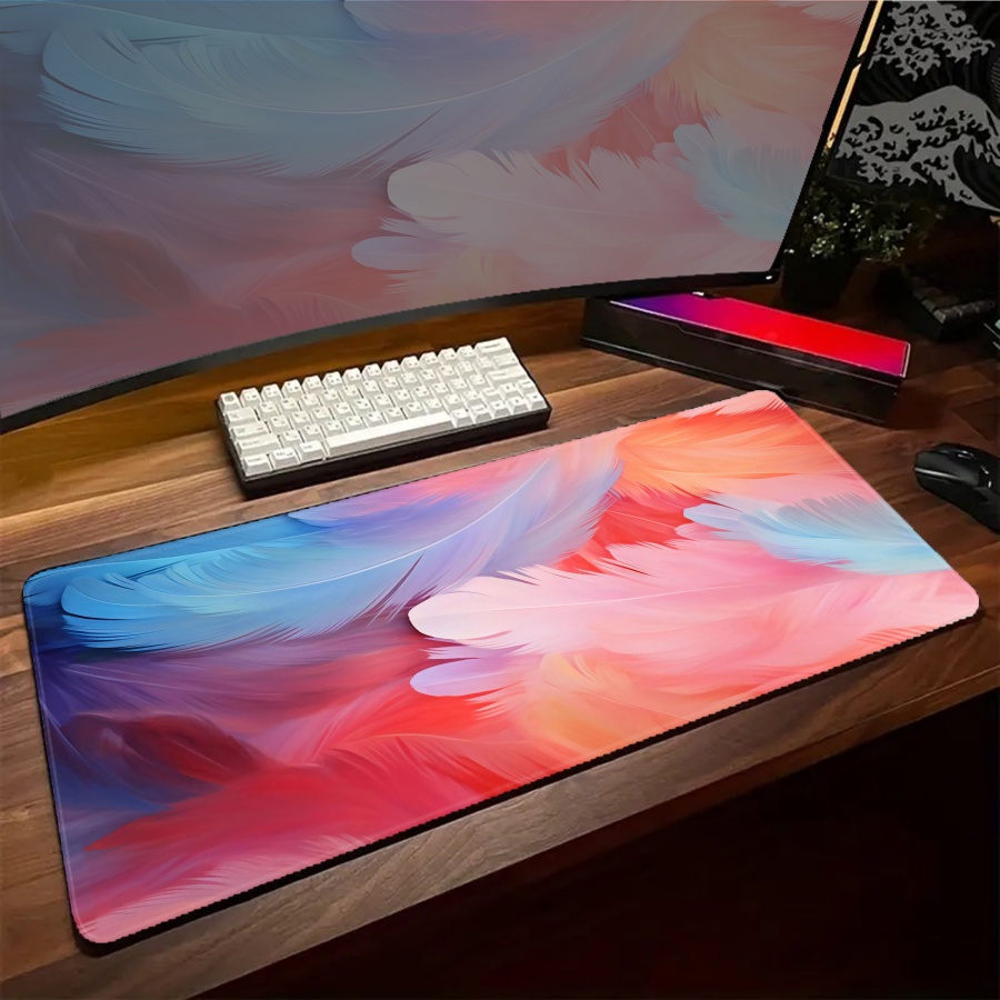 대형 아트 페더 마우스 패드 게이밍 키보드 게이머용 빅 - Desk Setup Art 리뷰 및 가격