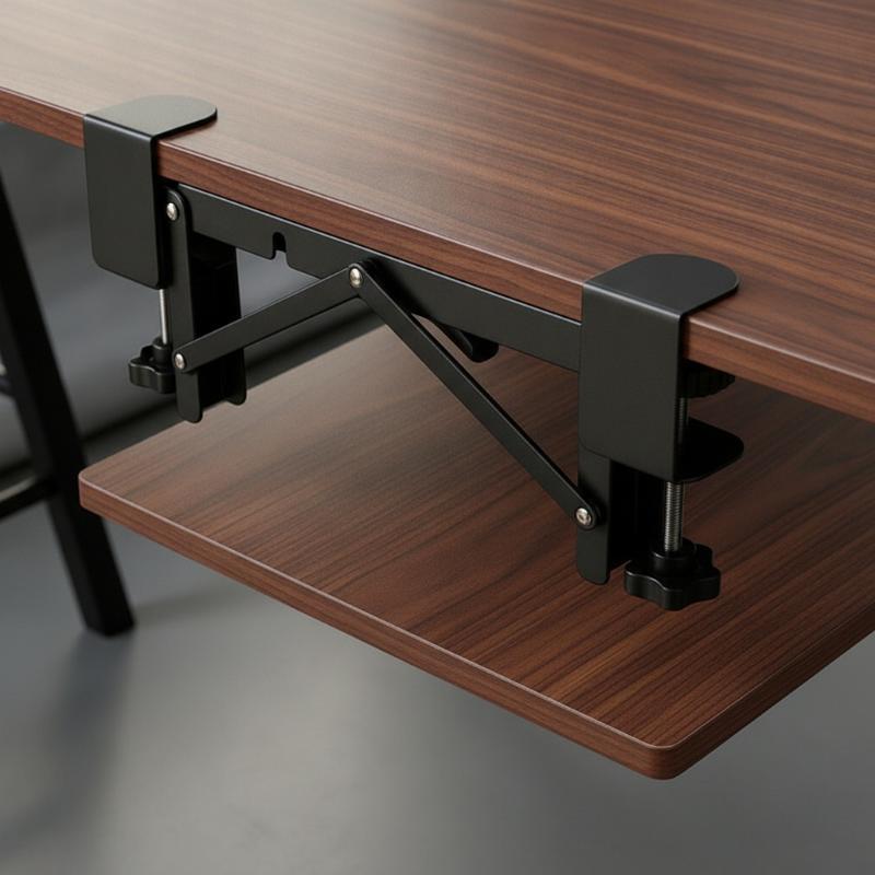 L자형 데스크탑 확장 브래킷, 펀치 프리 공간 절약형  - Desk Setup L Shaped 리뷰 및 가격
