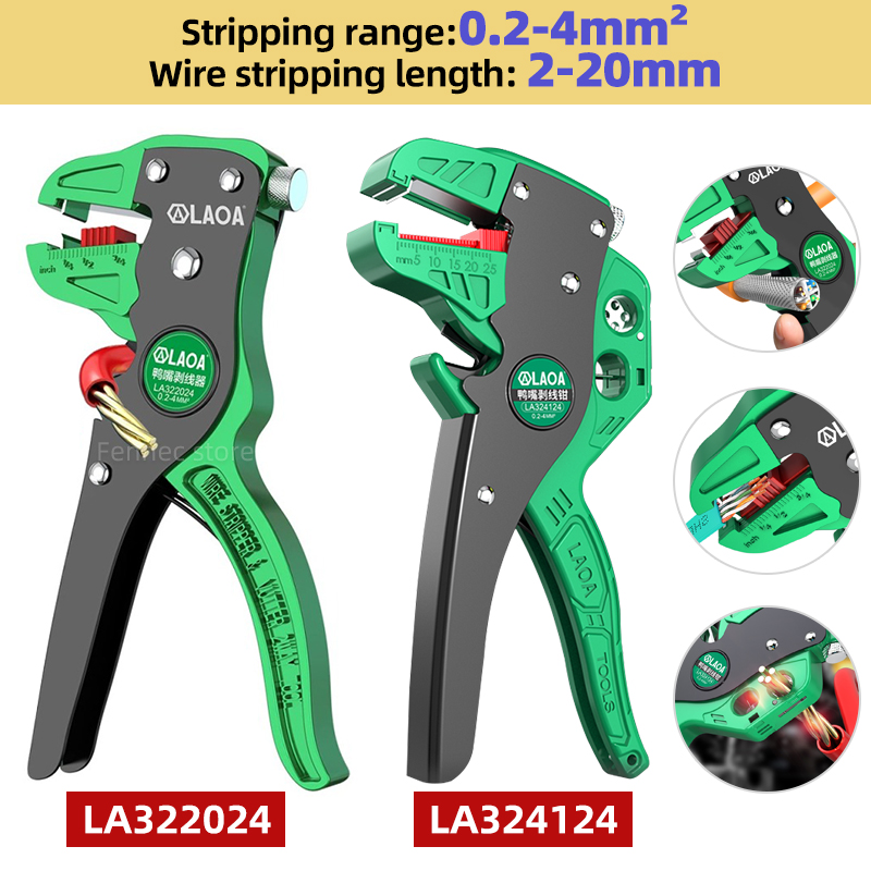 LAOA 와이어 스트리퍼 도구 케이블 절단 니퍼 조정  - Power Strip Flat 리뷰 및 가격