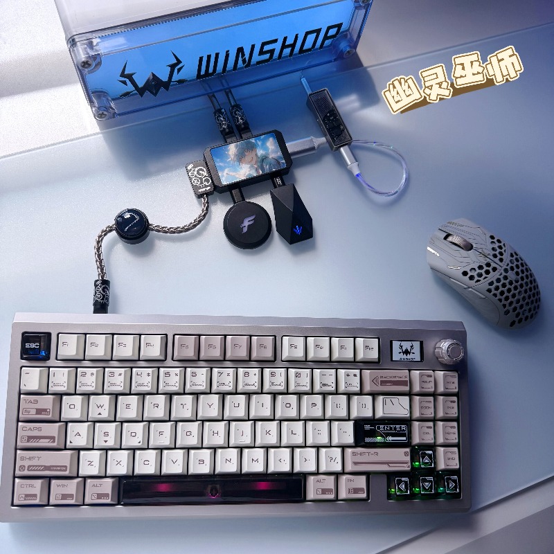 WINSHOP Esports HUB 듀얼 인/아웃 US - Desk Setup Aesthetic 리뷰 및 가격