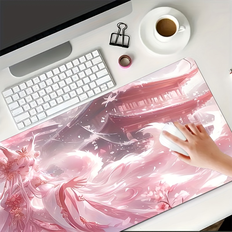 애니메이션 여우 소녀 데스크 매트, 마법같은 데스크 세 - Desk Setup Aesthetic 리뷰 및 가격