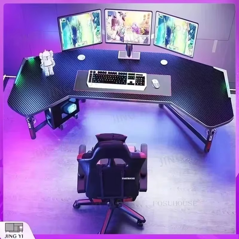 프로페셔널 게이밍 데스크 인체공학적 컴퓨터 책상 (사무 - Desk Setup L Shaped 리뷰 및 가격