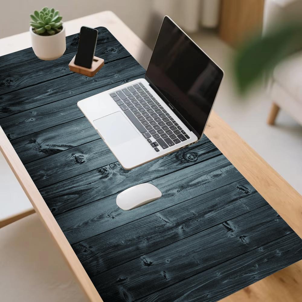 블랙 우드 마우스패드 데스크 액세서리 데스크 매트 게이 - Desk Setup Black And Wood 리뷰 및 가격
