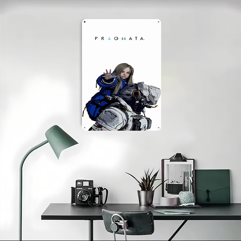 프라그마타 게임 캐릭터 금속 포스터 맞춤형 벽 장식 레 - Desk Setup Art 리뷰 및 가격