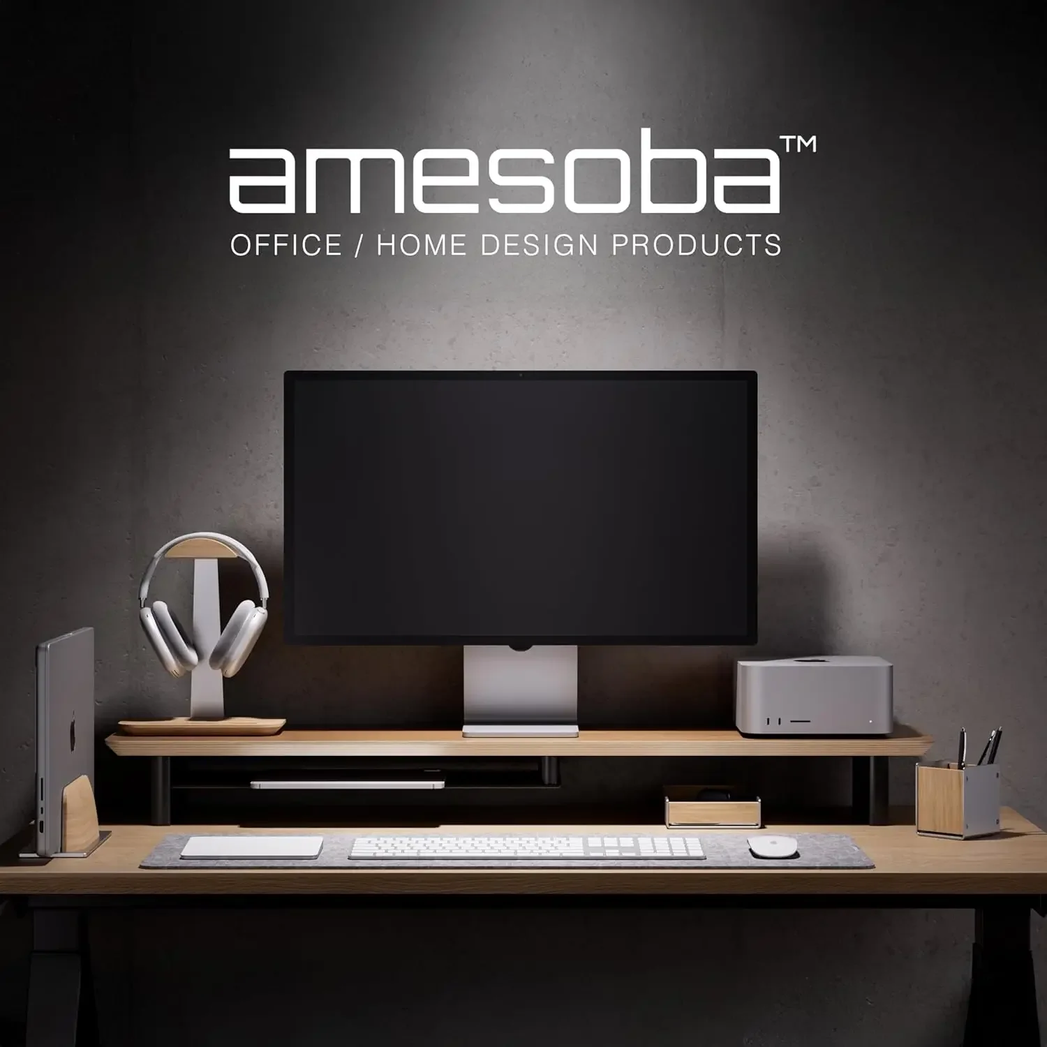 화이트 오크 2단 인체공학적 책상 세트 – 현대적인 목 - Desk Setup Aesthetic 리뷰 및 가격