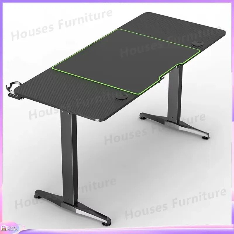 대형 게이밍 컴퓨터 책상, RGB LED 조명, 높이  - Desk Setup L Shaped 리뷰 및 가격