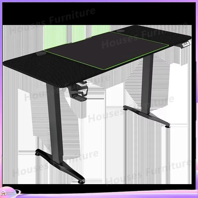 대형 게이밍 컴퓨터 책상, RGB LED 조명, 높이  - Desk Setup L Shaped 리뷰 및 가격