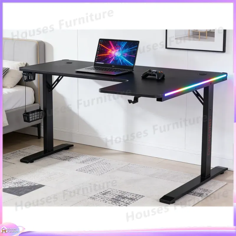 대형 160cm 게이밍 책상 (LED 조명 포함) 인체 - Desk Setup L Shaped 리뷰 및 가격